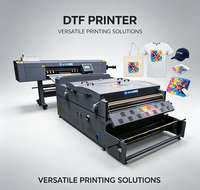 طابعة DTF جديدة لعام 2026 بـ 8 رؤوس طباعة I3200 بعرض 1.2 متر عالية السرعة لفيلم PET وحبر صبغي مع ضمان لمدة سنة واحدة
