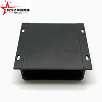 Boîtier électronique en aluminium à conductivité thermique, dissipateur de chaleur vertical pour contrôleur de signal d'automatisation industrielle, boîtier de carte de circuit imprimé