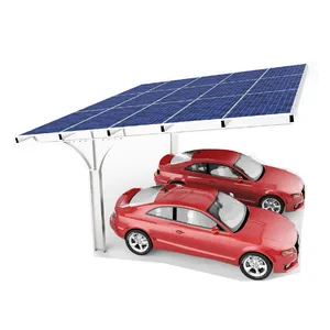 Hoge Kosten Efficiënt Kanaal Staal Solar Carport Solar Parking Car Systeem