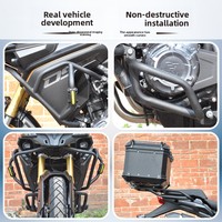 Nouvelle barre de protection moteur VOGE 007 à couverture complète, kit de protection contre les chutes en acier au carbone/acier inoxydable pour moto