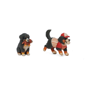 Le meilleur chien de montagne de la Suisse de qualité supérieure - Chien de dessin animé créatif en résine pour baseball et jouets - Product Image 5
