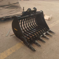 Bucket Saringan Riddle Sieve 1000mm untuk Excavator Mini Zoomlion ZE55GU, Merk RSBM