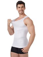 Débardeur de compression amincissant pour homme, gaine sculptante ventre plat, respirant, écologique, sans couture, personnalisable