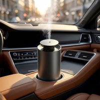 Diffuseur d'arômes intelligent pour voiture, démarrage automatique IA, double liquide, aluminium, anti-reflux, portable, silencieux, CE FCC, pour maison et véhicule