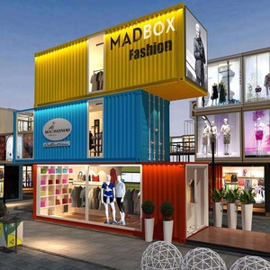 Alibaba Nhà máy cung cấp prefab nhà sẵn sàng thực hiện <span class=keywords><strong>container</strong></span> Mall cửa hàng hiện đại tùy chỉnh nhỏ nhà di động 3 năm sinh thái thân thiện - Product Image 3