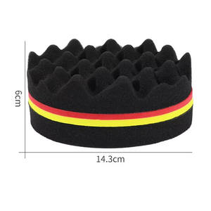 Campione libero in metallo <span class=keywords><strong>Afro</strong></span> pettine magico torsione <span class=keywords><strong>capelli</strong></span> <span class=keywords><strong>spugna</strong></span> Set pettine due lato arricciatura <span class=keywords><strong>spugna</strong></span> per donne e uomini di colore - Product Image 3