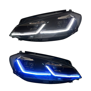 YU GUANG per VW <span class=keywords><strong>Golf</strong></span> <span class=keywords><strong>7</strong></span> <span class=keywords><strong>Golf</strong></span> <span class=keywords><strong>7</strong></span>.5 MK7 Faro <span class=keywords><strong>Anteriore</strong></span> 2013-2019 Accessori Auto Aggiornamento da Alogeno a LED Fari Anteriori Mk7 e <span class=keywords><strong>7</strong></span>.5 - Product Image 1