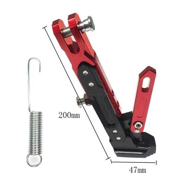 Bike Side Stand Custom Side Stand Extender Black For Triumph Speed