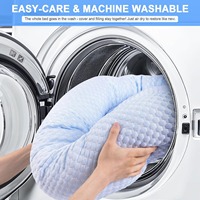 Lit pour chat lavable en machine de qualité supérieure avec fonction antidérapante pour chatons de petite à moyenne taille à l'intérieur