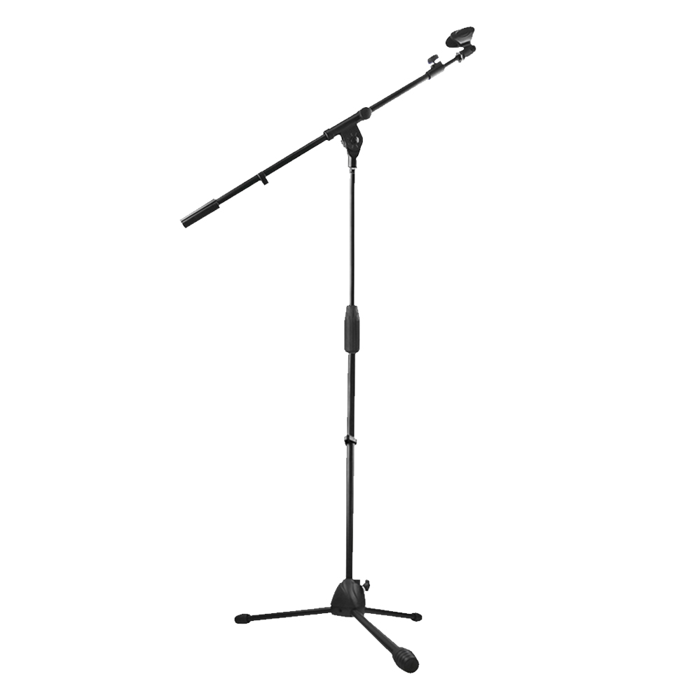 Support de micro professionnel tout métal support de microphone mobile avec bouton support de microphone réglable