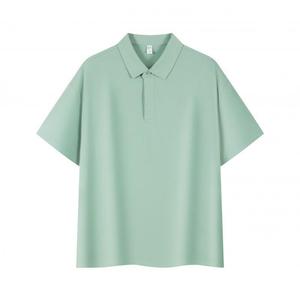 Camiseta Polo de Color Sólido, Fibra de Poliéster, Manga Corta, Uso Diario - Product Image 3