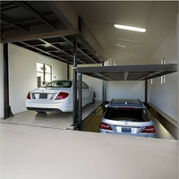 Levage hydraulique pour voiture à 4 poteaux, meilleur choix pour les plafonds bas, avec roulettes, 9000 lb pour garage