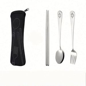 Estuche de Neopreno Personalizado para Cubiertos - Porta Utensilios Reutilizable para Comidas para Llevar - Regalo Promocional - Product Image 4