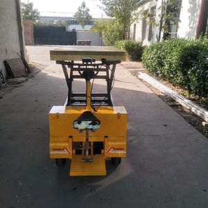 Outil de transport de cargaison robuste chariot de transport de <span class=keywords><strong>table</strong></span> élévatrice à ciseaux hydraulique mobile 800w chariot élévateur électrique - Product Image 3