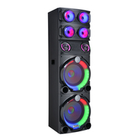 Speaker Portabel Nirkabel 50W 12 Inch *2 Horn Baterai 3600mAh Speaker Pesta Mendukung BT/TF/USB/AUX/FM/MIC/TWS