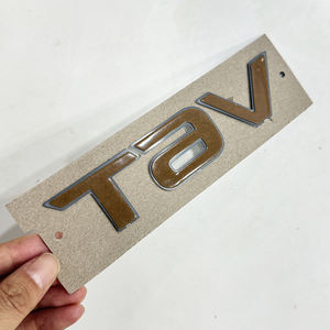 Cromo/gris capó delantero trasero maletero emblema pegatina lateral <span class=keywords><strong>Logo</strong></span> Fissan Patrol 2025 Y62 Accesorios - Product Image 6