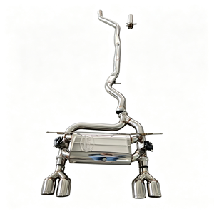 Silenciador de Escape para <span class=keywords><strong>BMW</strong></span> 420/425/428/<span class=keywords><strong>430</strong></span> F32/F33/F36 N20/B48 2.0T 2013-2020, Sistema de Escape Catback Valvetronic de 2/4 Salidas - Product Image 1