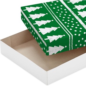 Medium sized <b>Christmas</b> gift <b>box</b> with lid, suitable for <b>Christmas</b> and holiday parties, can be customized according to needs - Product Image 6