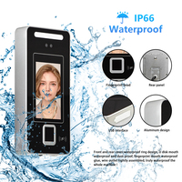 Control de Acceso y Asistencia con Reconocimiento Facial 3D y Huella Dactilar EY-K6, Impermeable, WiFi, TCP, Reinicio, Software Gratuito, SDK, Logotipo OEM