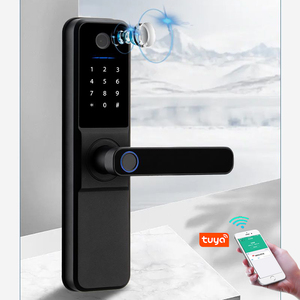 Wifi Biometric Electronic Tuya APP Remote Smart <strong>Lock</strong> Fingerprint <strong>Small</strong> Size Monitor Camera <strong>Door</strong> <strong>Lock</strong> - Product Image 2