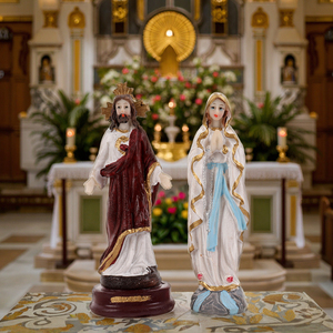 Estatuas Católicas de Resina de 13 cm, Jesús, Nuestra Señora de Lourdes, Decoración para el Hogar RLD1040, Estatuas Católicas RLD1040 - Product Image 6
