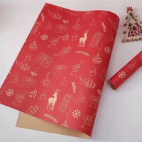 Klaar Voorraad Valentijnsdag Hartpatroon Inpakpapier Roze Rood Romantisch Cadeaupapier Ambachtelijke Huwelijksverjaardag