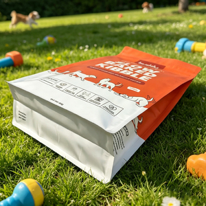 Sacs à fond plat avec logo personnalisé, impression numérique pour emballage de nourriture pour animaux, friandises pour chiens et chats - Product Image 6