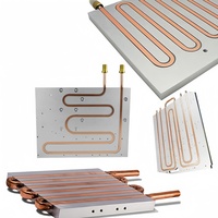 Plaque de refroidissement liquide haute puissance en acier inoxydable, aluminium et cuivre, usinée CNC, sur mesure OEM, pour applications médicales, usinage par électro-érosion à fil et brochage