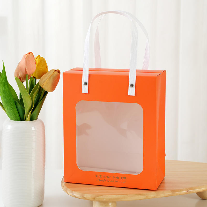 Rivet orange; White cardboard; Small 14.5*8*16.5cm