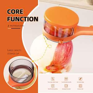 Pelador de Frutas y Verduras Multifuncional de Acero Inoxidable, Pelador Manual de Cocina con Cuchilla Dentada de Acero Inoxidable - Product Image 4