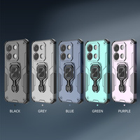 Coque de téléphone personnalisée de luxe antichoc avec anneau rotatif à 360° pour Redmi Turbo 5 Max, protection robuste, coque arrière