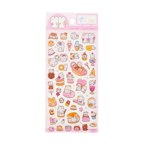 WOWEI <span class=keywords><strong>Adesivi</strong></span> <span class=keywords><strong>Murali</strong></span> 3D Impermeabili in Stile Giapponese con Animali Carini, <span class=keywords><strong>Adesivi</strong></span> in PVC per Bambini, Decorazione Casa e Album Fotografico - Product Image 5