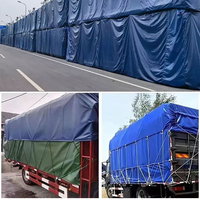 Rideaux latéraux polyvalents en PVC robuste pour camions Couverture en tissu industriel pour camions Différents poids enduits pour tentes de camions