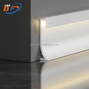 <span class=keywords><strong>Plinthe</strong></span> moderne en alliage d'aluminium résistant à l'eau avec câblage caché lumières intégrées pour la décoration d'hôtel et de villa - Product Image 3