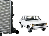Radiateur d'eau de voiture compatible Lada 2106 OE 2106-1301012, Pièces de système de refroidissement moteur automobile avec processus d'expansion des tubes