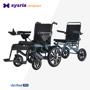 Silla de Ruedas Eléctrica Ligera, Plegable, Motorizada, Portátil, Todoterreno, Reclinable, <span class=keywords><strong>para</strong></span> Subir <span class=keywords><strong>Escaleras</strong></span> - Product Image 5