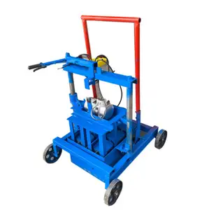 Egg laying concrete block making machine