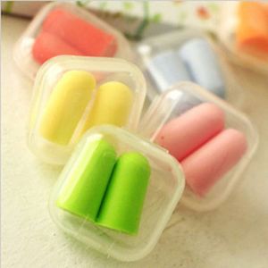 Bouchons d'oreilles en mousse avec logo personnalisé - Bouchons anti-bruit en gros pour le sommeil, les voyages et les événements - Article promotionnel personnalisé - Product Image 3