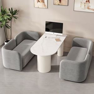 Venta Directa de Sofá de Espera para Salón de Belleza, Sofá de Alta Calidad para Sala de Estar, Juego de Sofás de Lujo para Sala de Estar - Product Image 2