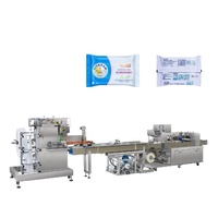 Ligne de production complète de lingettes humides biodégradables de pointe, fabrication durable, marque SanFu, 4000W, 220V, garantie 1 an