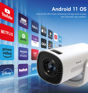 Nuevo Proyector Portátil Desmontable con Baterí<span class=keywords><strong>a</strong></span> Recargable, Mini Inteligente con Sistema Android 11, WiFi 6 Inalámbrico, Películas HD 720P 4K, para Exteriores - Product Image 5