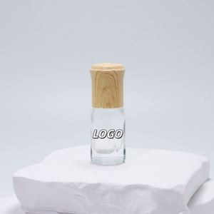 Botella de Cristal Octogonal de 3 ml con Rodillo para Aceites Esenciales, Botella con Bola de Rodillo de Piedras Preciosas - Product Image 1