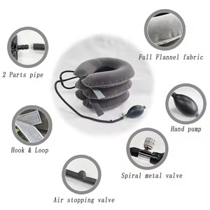 Collare Cervicale Gonfiabile Regolabile, Dispositivo <span class=keywords><strong>di</strong></span> Trazione per il Collo, Supporto Ortopedico ad Aria per il Collo - Product Image 5