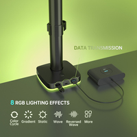 Soporte de Brazo para Monitor de Juegos LED RGB KHCOOHOO ARM051RGB de 13-27 Pulgadas, 8 kg, con Giro de 90°, Nuevo, VESA Máximo 100x100 mm