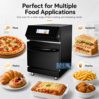Four à micro-ondes professionnel, four à convection intelligent, four turbo à grande vitesse commercial à vendre