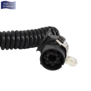 Precio de promoción de fabricación profesional <span class=keywords><strong>7</strong></span> Core TPU <span class=keywords><strong>Cable</strong></span> en espiral <span class=keywords><strong>Remolque</strong></span> <span class=keywords><strong>7</strong></span> <span class=keywords><strong>polos</strong></span> Ebs 5 Pin Abs <span class=keywords><strong>Cable</strong></span> de <span class=keywords><strong>remolque</strong></span> con enchufe de <span class=keywords><strong>remolque</strong></span> - Product Image 3
