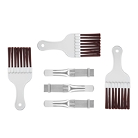 Brosse de nettoyage pour ailettes de condenseur de climatiseur, brosse de nettoyage pour bobine de réfrigérateur, fouet de nettoyage pour évaporateur, outil de réparation de radiateur