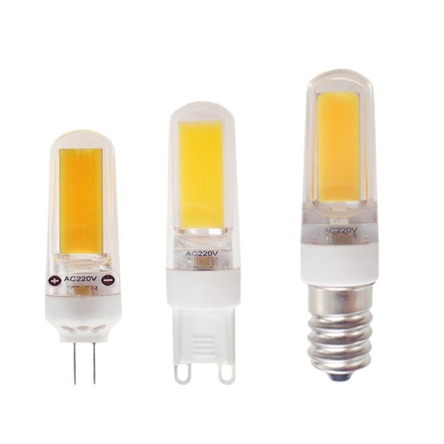LED Dimming Lamp Bulb COB 2609 G9 G4 E14 3W 300LM Energy-saving Light Ultra-bright Plug Pin household Dimmable AC110/230V