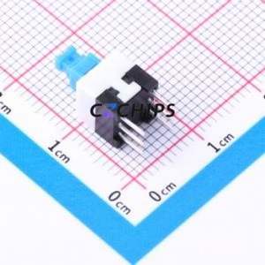 YTSPS-22E70L Push Button Switch Through hole Switch Double Pole Double Throw Self-Locking Rectangle Plunger Through Hole - Product Image 2