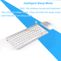Vente en gros d'usine Tapis de bureau blanc et combiné Ergonomique Éclairage pour ordinateur et combos Souris USB Clavier Ensemble sans fil HP
